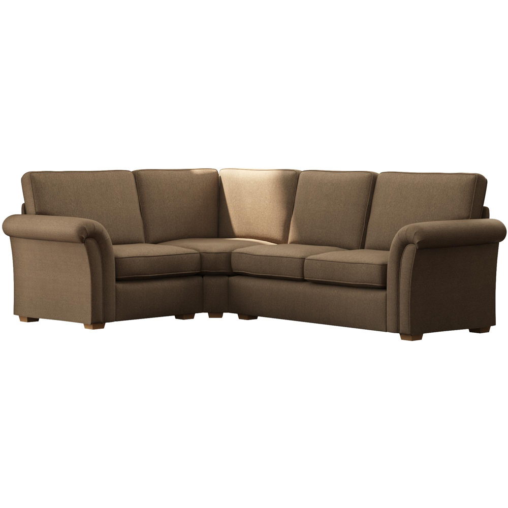 Castleacre 3 Seater Venice Nutmeg Right Hand Fixed Back Corner Sofa Image 2