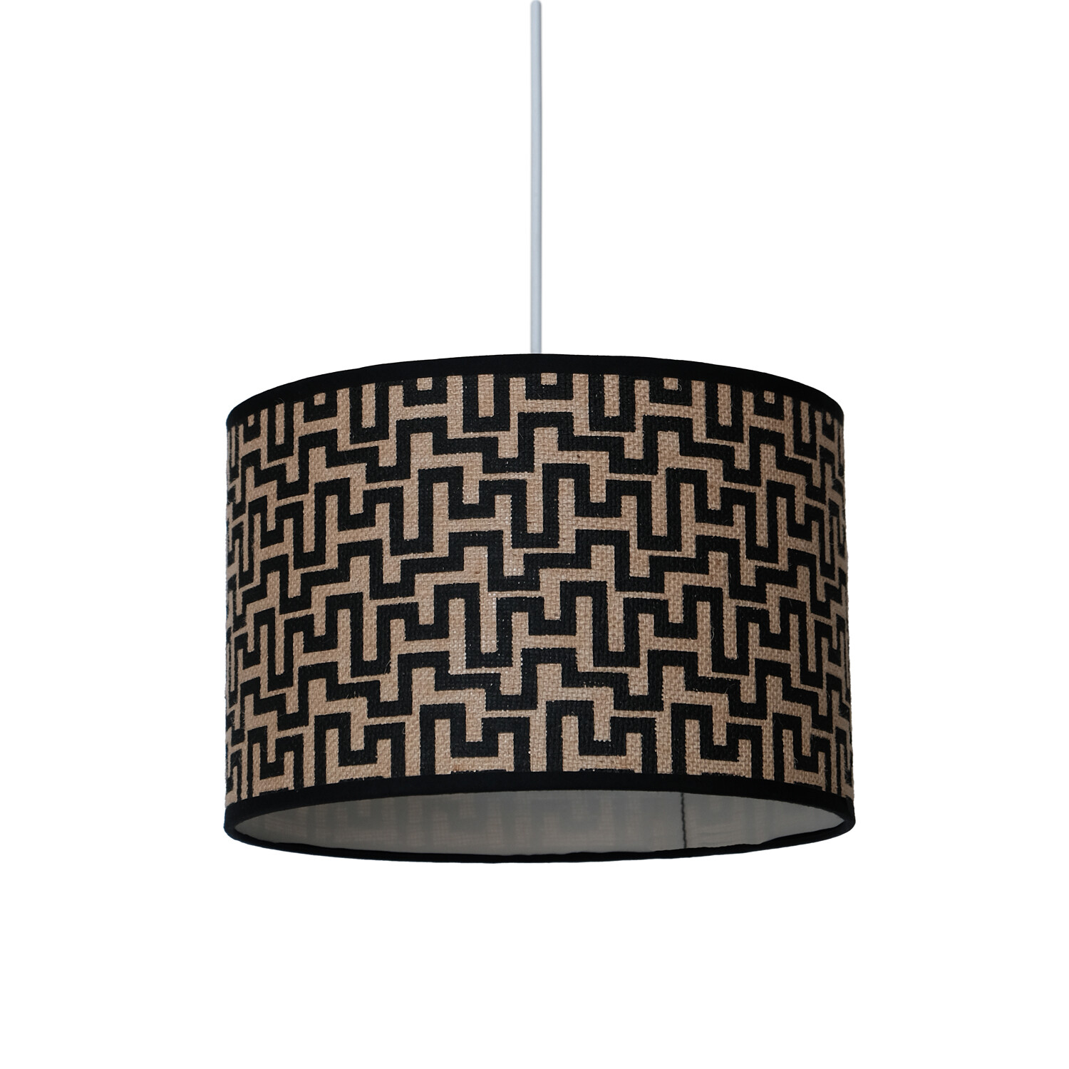 Malin Geometric Shade - Black and Natural Image 2