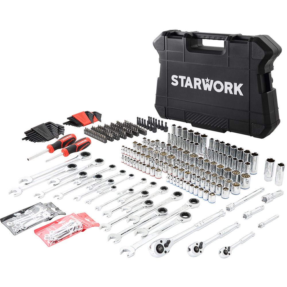 STARWORK True Mechanic 303 Piece SAE and Metric Professional Mechanics Tool Set Image 5
