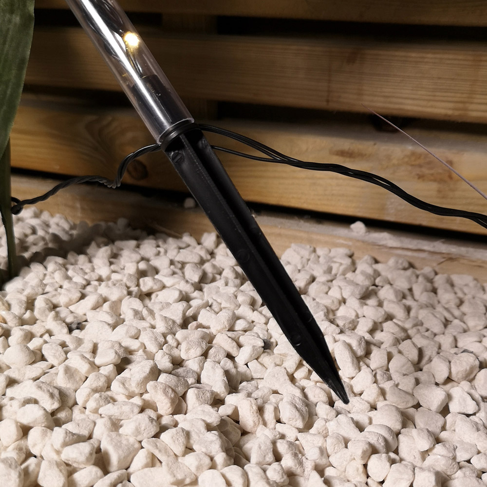 Samuel Alexander 8 Piece 24 Warm White Snowflake Christmas Stake Light Set Image 9