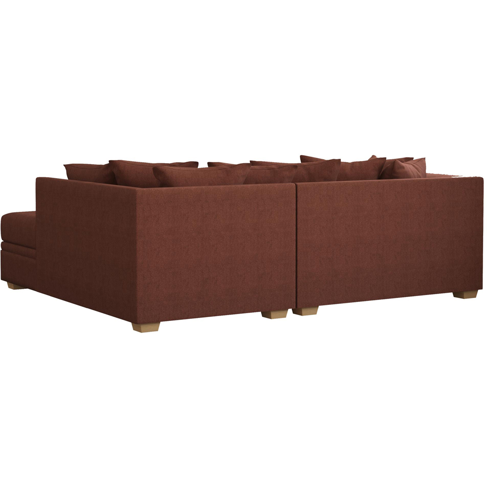 Modo 3 Seater Brick Venice Right Hand Scatter Back L-Shape Corner Sofa Image 5