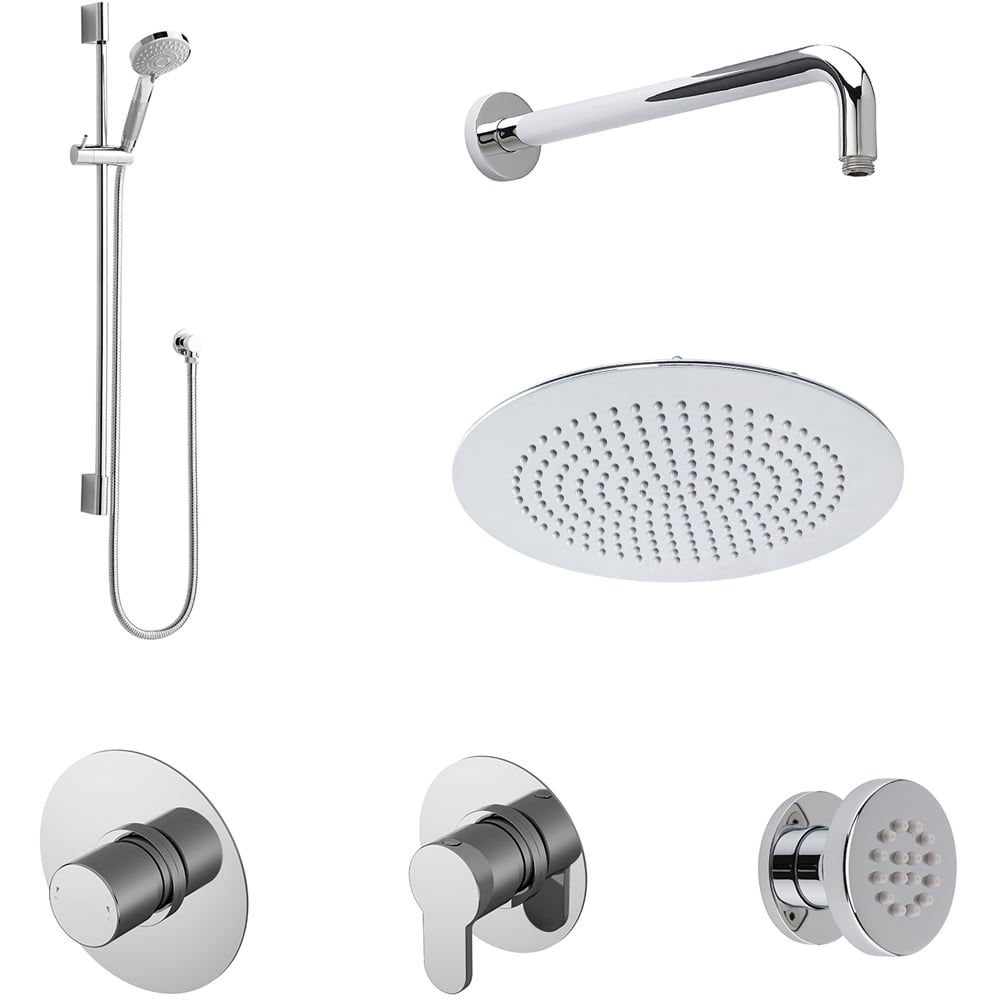 nuie Arvan Chrome 3 Outlet Bundle with Stop Taps Image 1