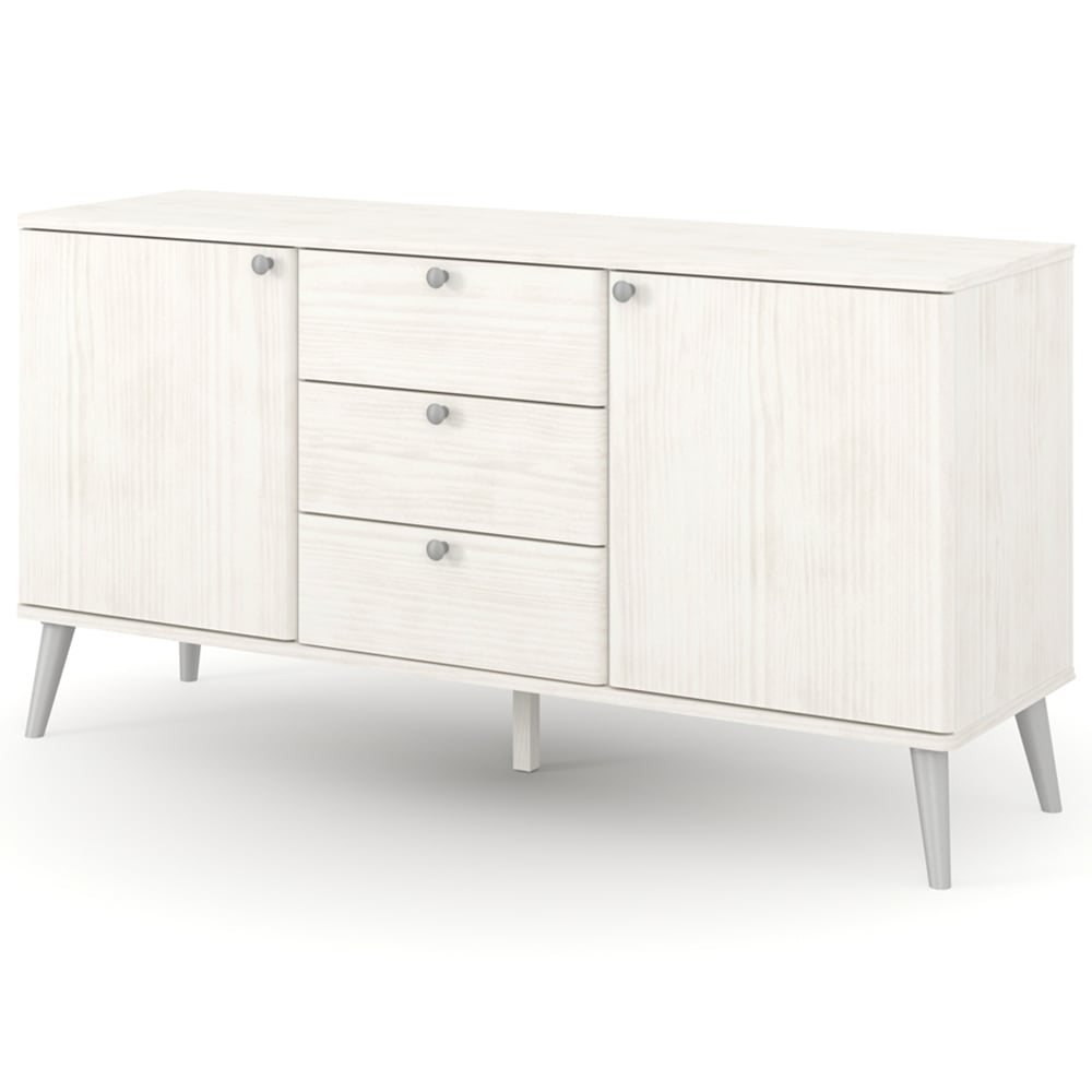 Core Products Augusta Curve 2 Door 3 Drawer Medium Sideboard Image 2