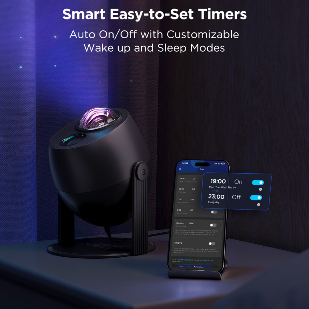 Govee Dual RGBW LED Smart Aurora Star Light Projector Image 6