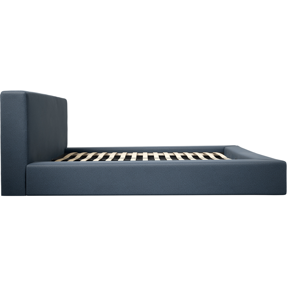 LPD Home Soho Ink Blue Double Weave Fabric Bed Image 4