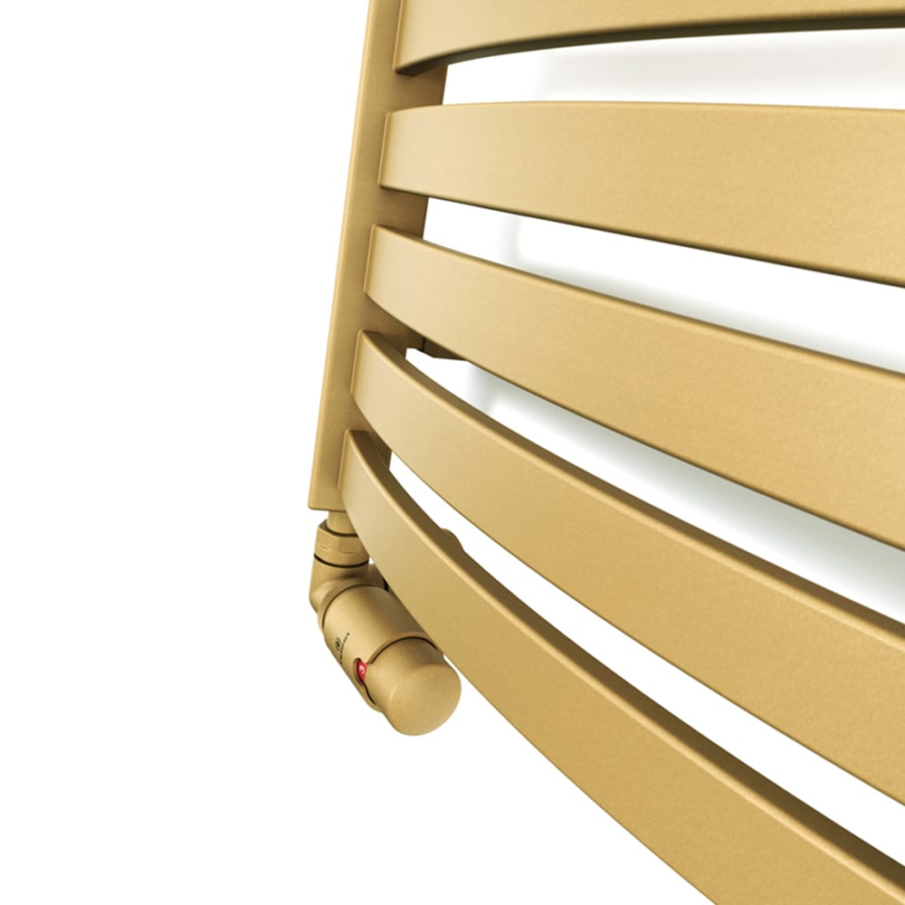 Terma Dexter 1102 BTU Brass Electric Heated Towel Rail 860 x 400mm Image 3