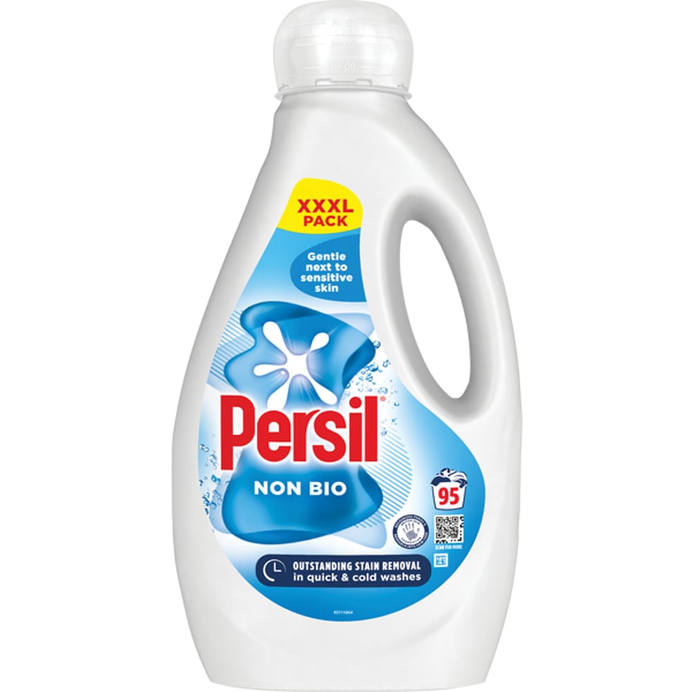 Persil Non Bio Liquid Detergent 95 Washes 2.56L Image
