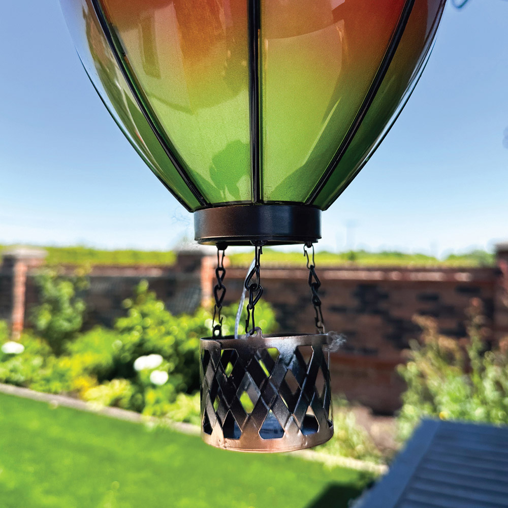 Gardenkraft Solar Hot Air Balloon Lantern Image 4
