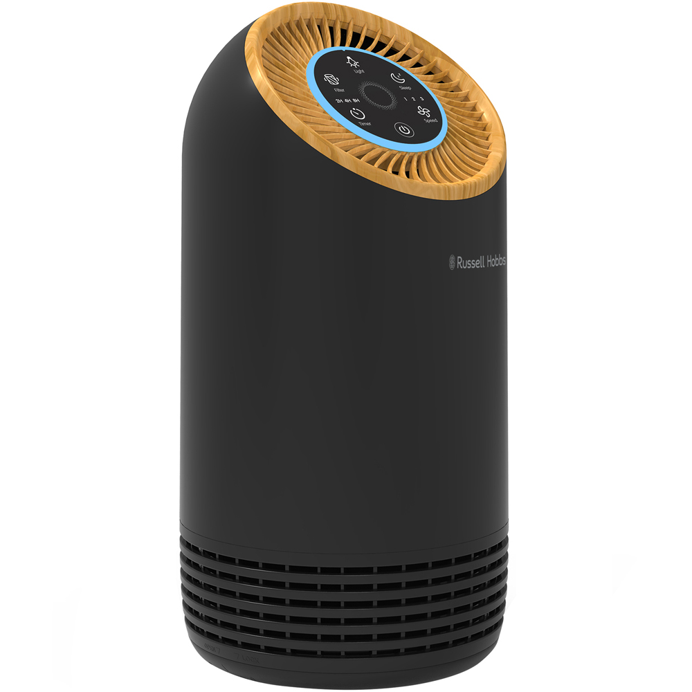 Russell Hobbs Wood and Black Clean Air Compact 2 Air Purifier Image 2