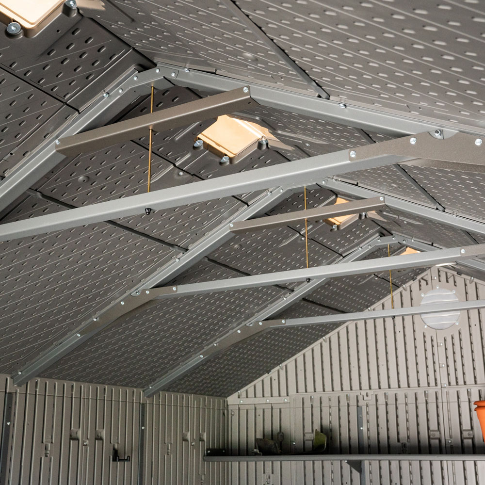 Lifetime Products 8 x 10ft Double Door Garden Storage Shed Image 5