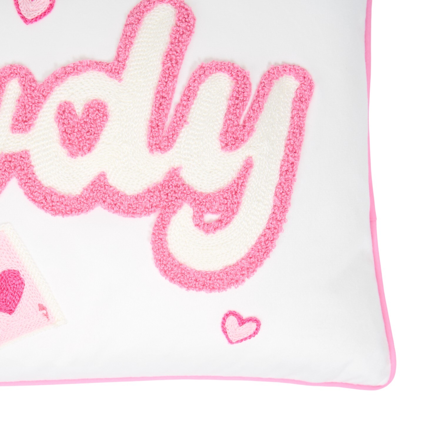 Howdy Tufted Cushion Pink Image 3