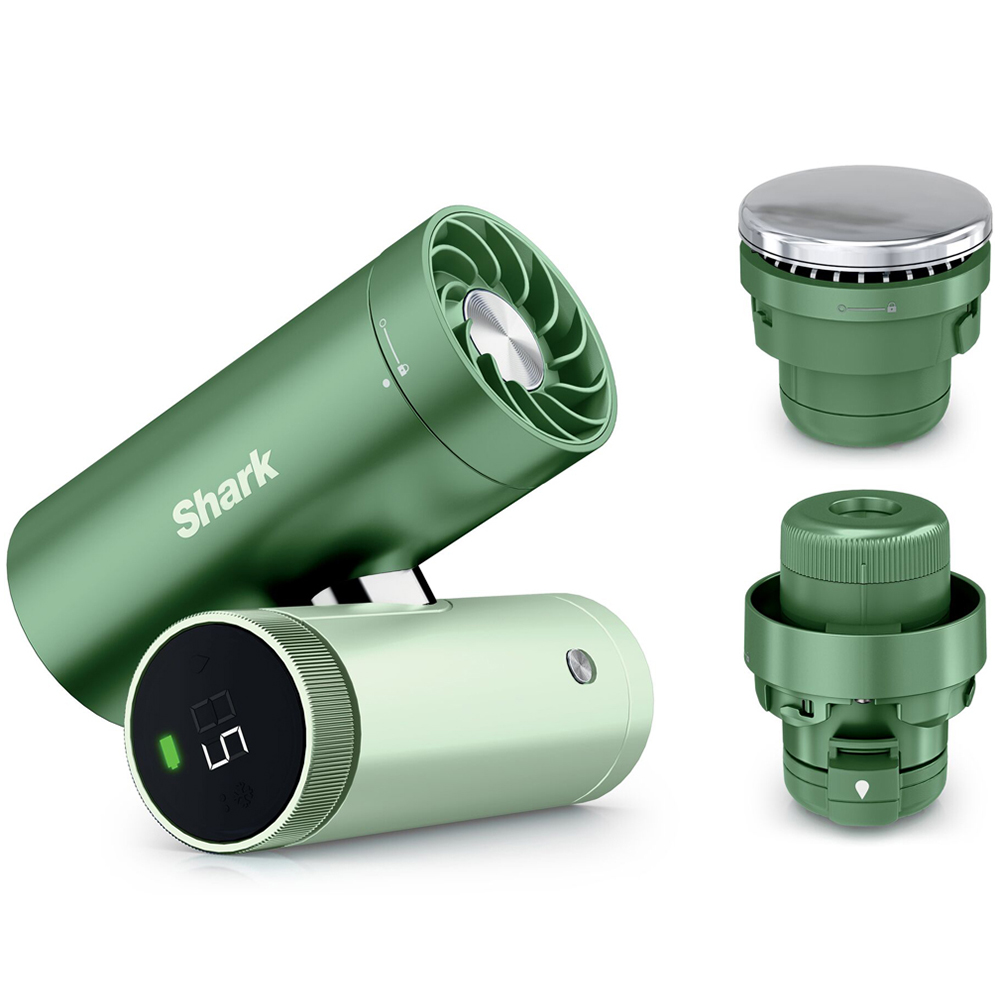 Shark Chill Pill FA022UKGN 3-in-1 Matcha Portable Fan Mist and InstaChill Personal Cooling System Image 2