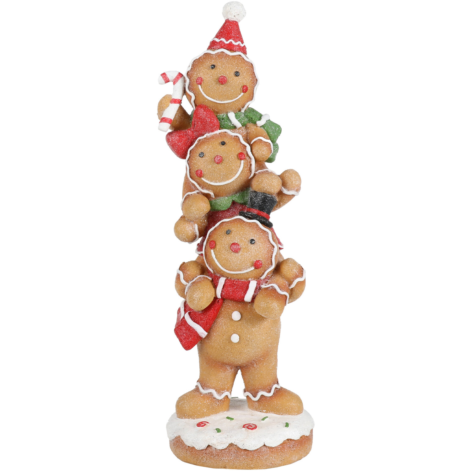 Stacked Gingerbread Decoration Image 1