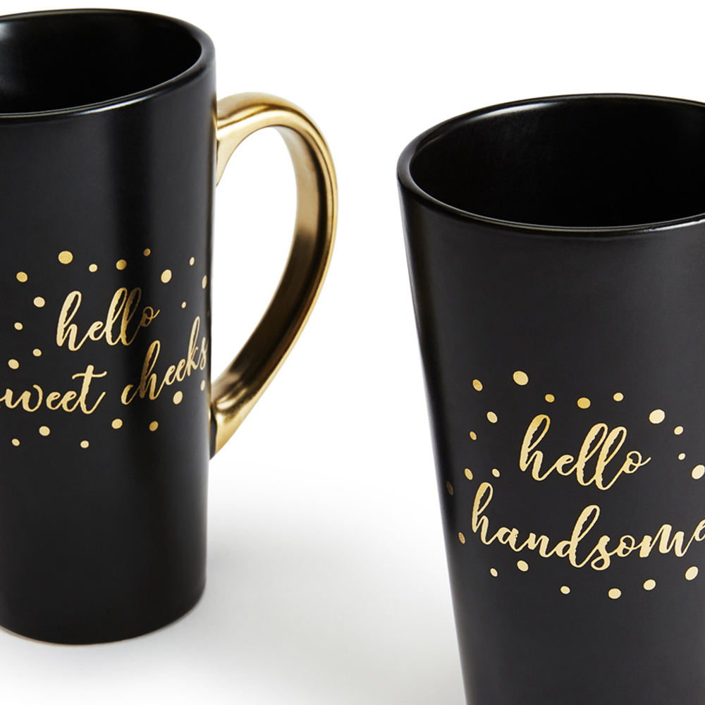 4pc You Had Me At Hello Tall Mugs Image 3
