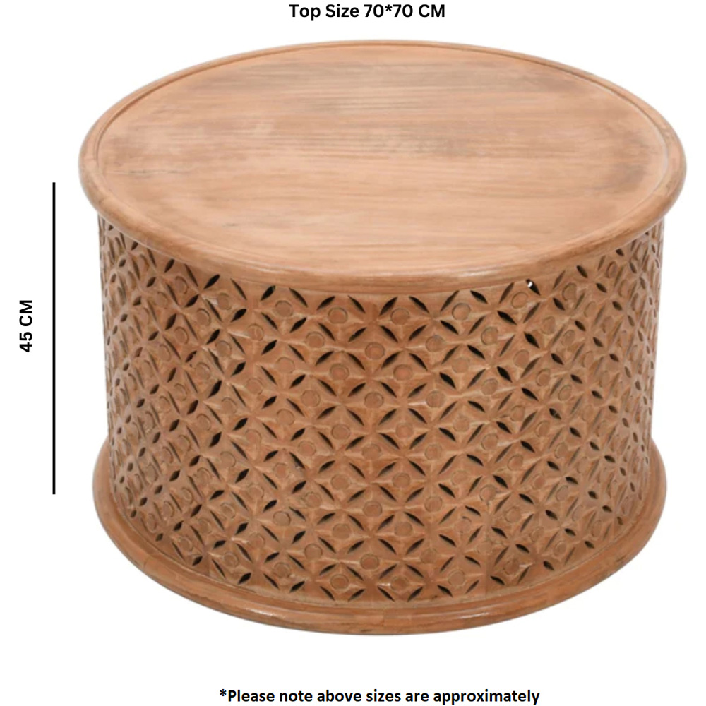 Brooklyn Adair Mango Wood Coffee Table Image 6