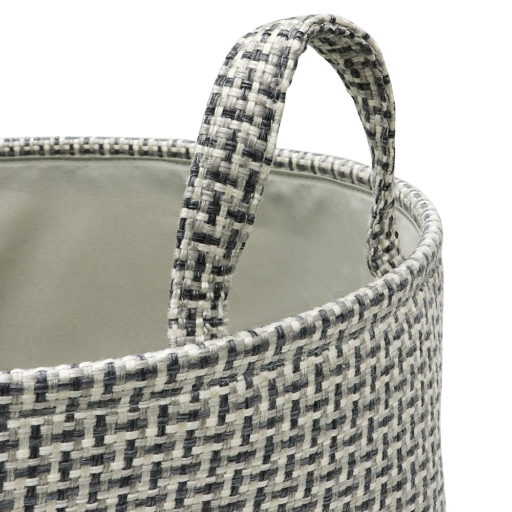 JVL Silva Round Fabric Storage Basket 3 Pack Image 5