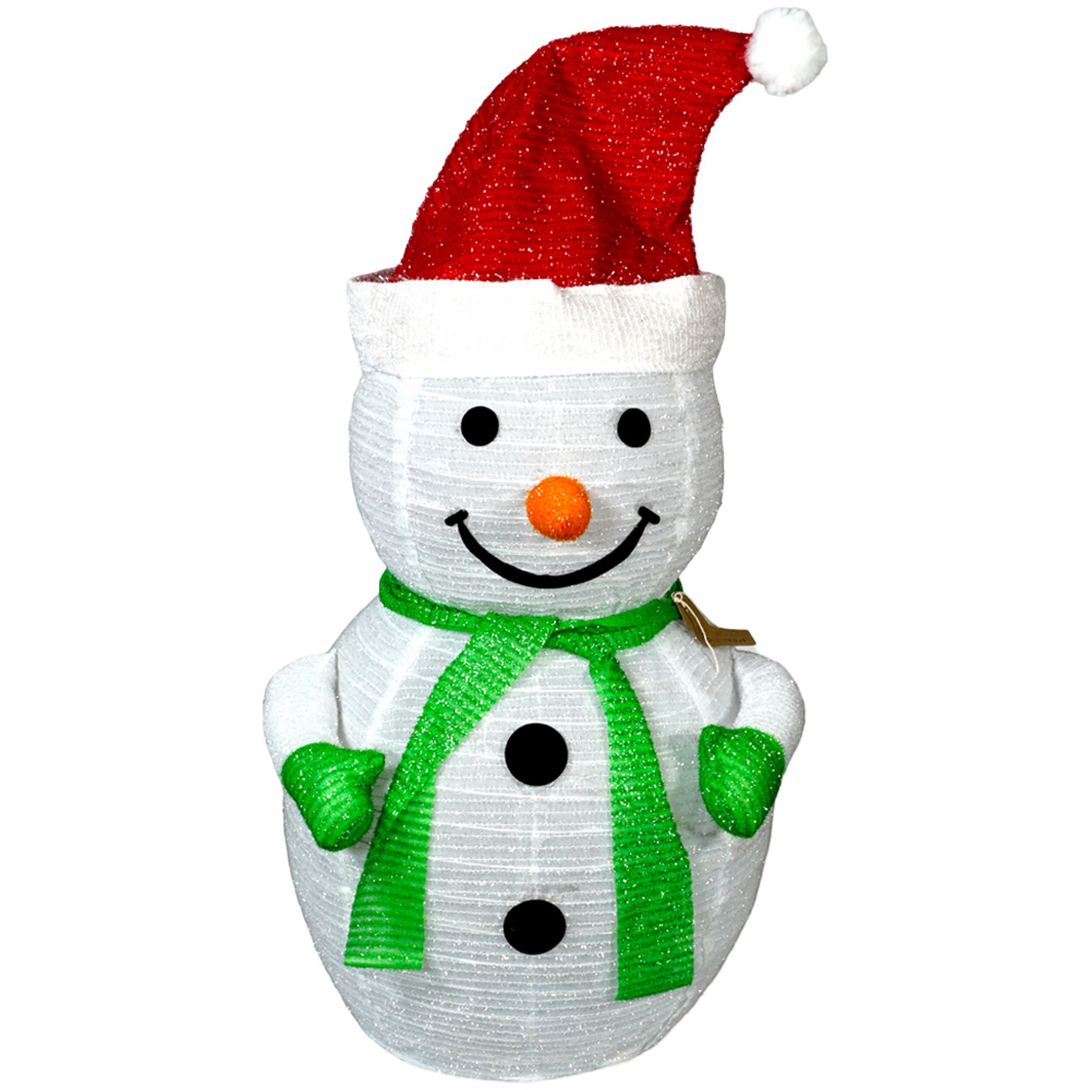St Helens LED Multicolour Light Up Snowman 70cm Image 2