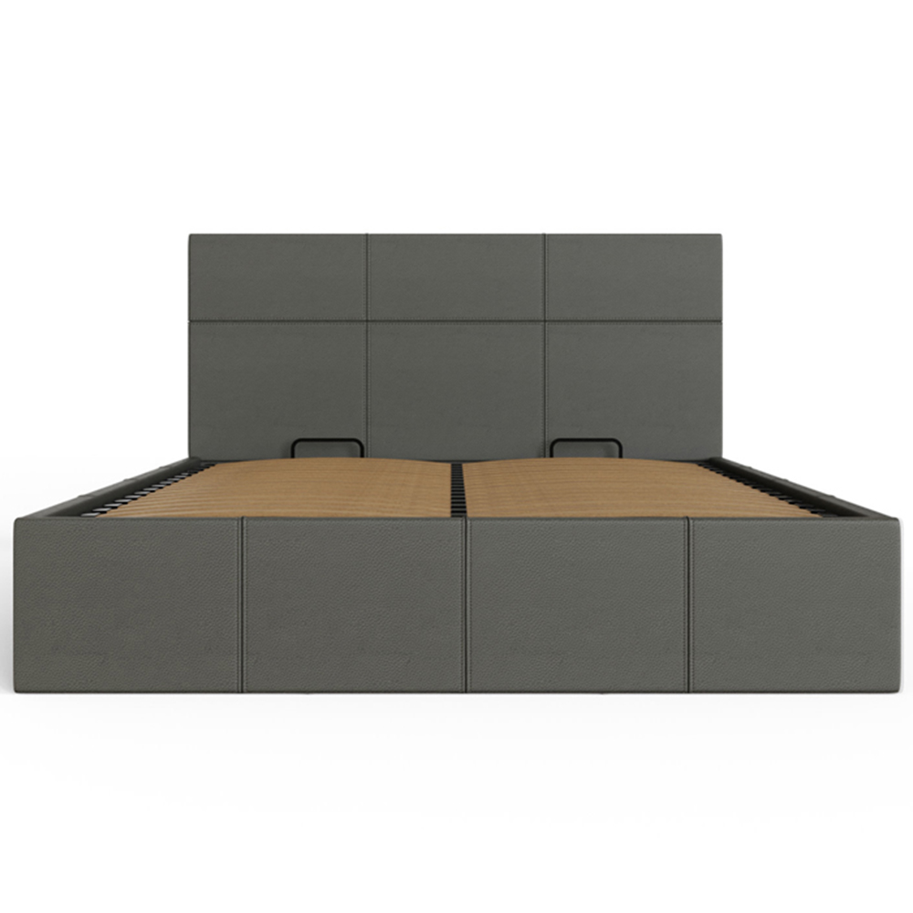 GFW Double Grey Side Lift Ottoman Bed Image 5