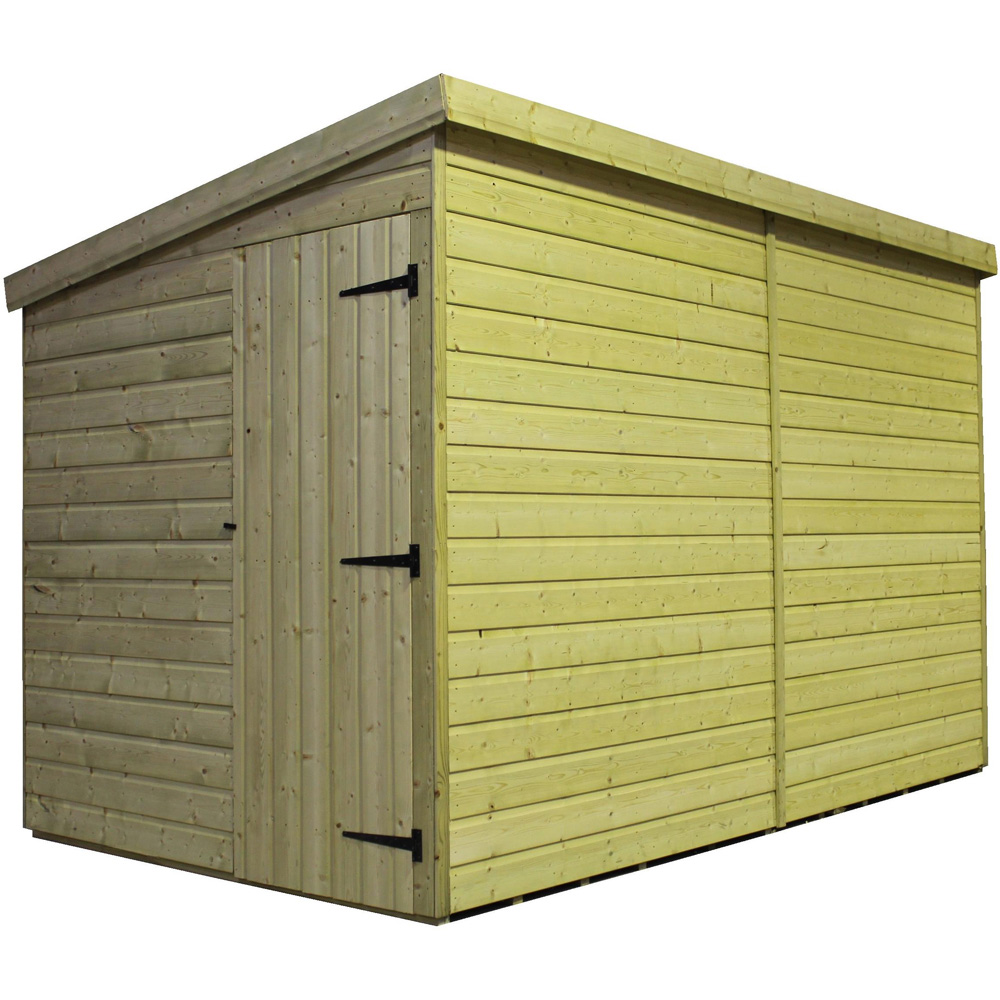 Empire Sheds 2000 12 x 6ft Side Panel Door Tongue and Groove Pent Garden Shed Image 1