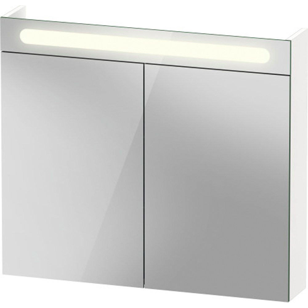Duravit No.1 2 Door LED Mirror Cabinet 800 x 700mm Image 2