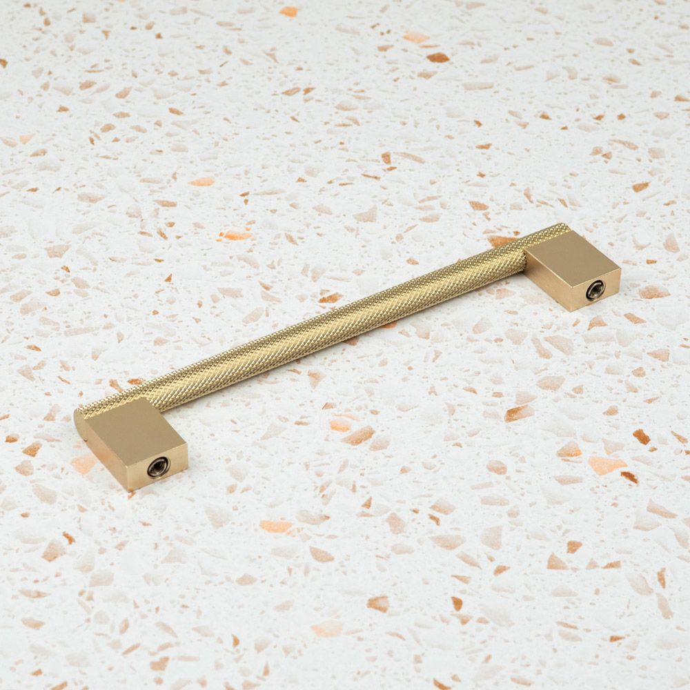 Handle & Home Knurled Brass Boss Handle 160mm Image 5