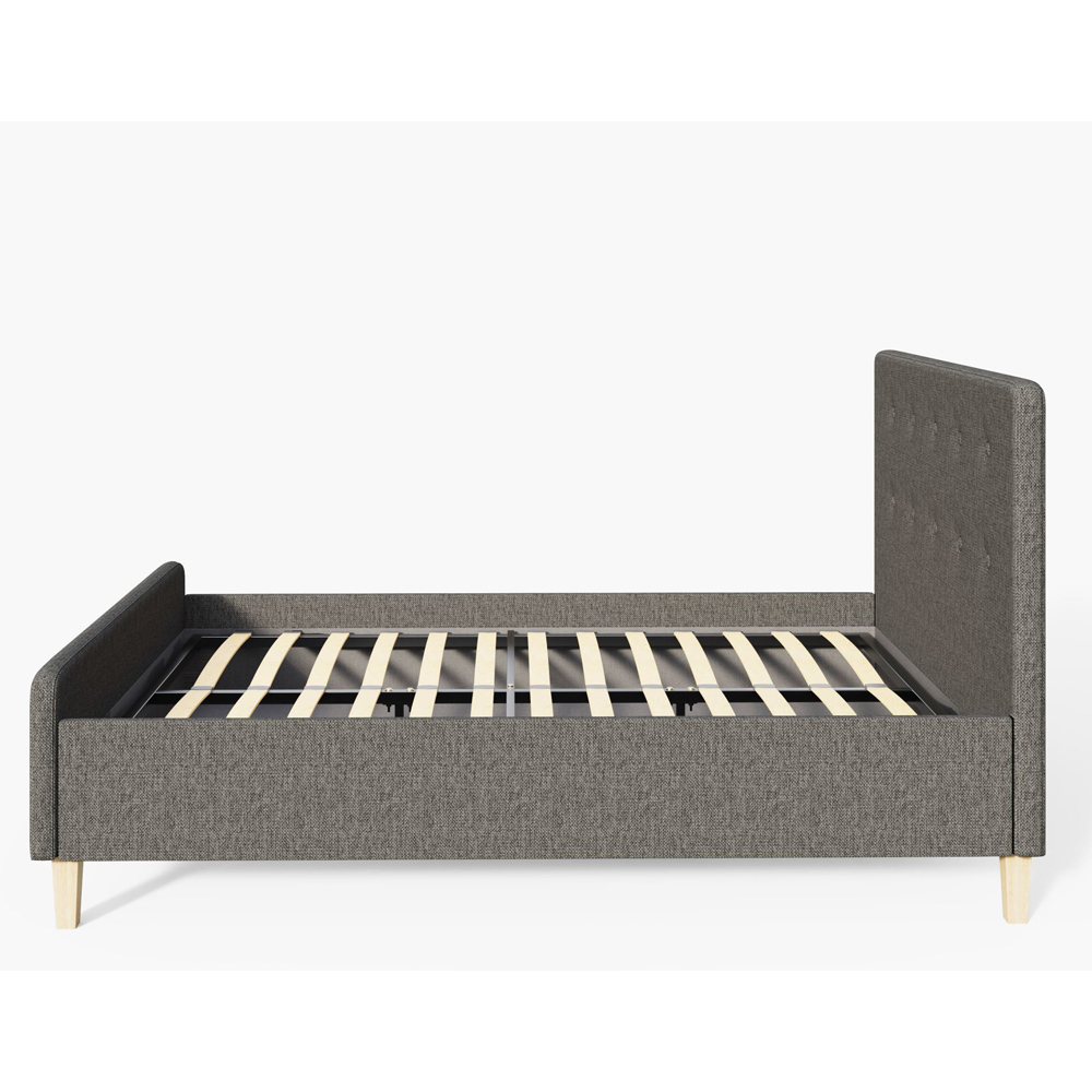 GFW Ashbourne King Size Dark Grey Side Lift Ottoman Bed Image 6