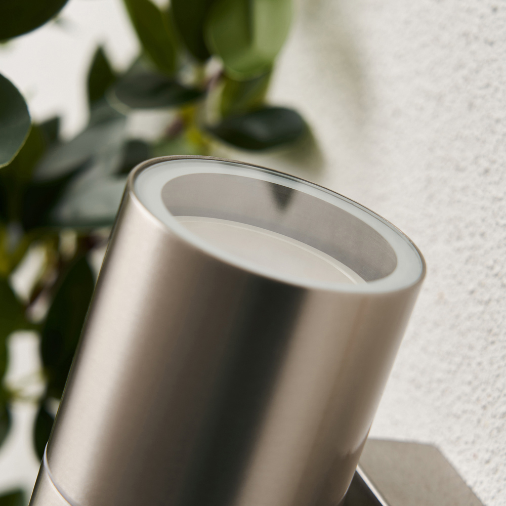 Zink Luna 2 Light Stainless Steel Up and Down Wall Light with PIR Sensor Image 4