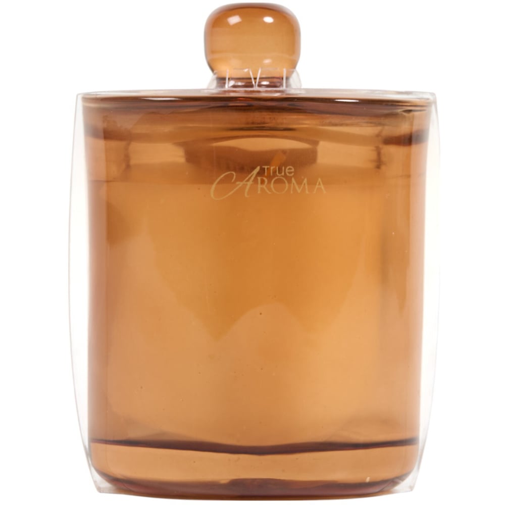 True Aroma Glass Candle -  Cafe and Caramel Latte Image 5