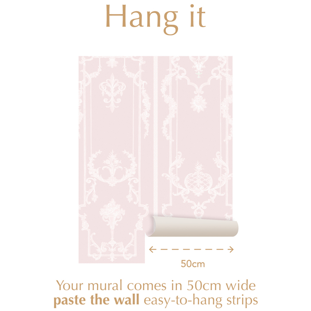 Rachel Ashwell Panel Francaise Pink Mural Image 3