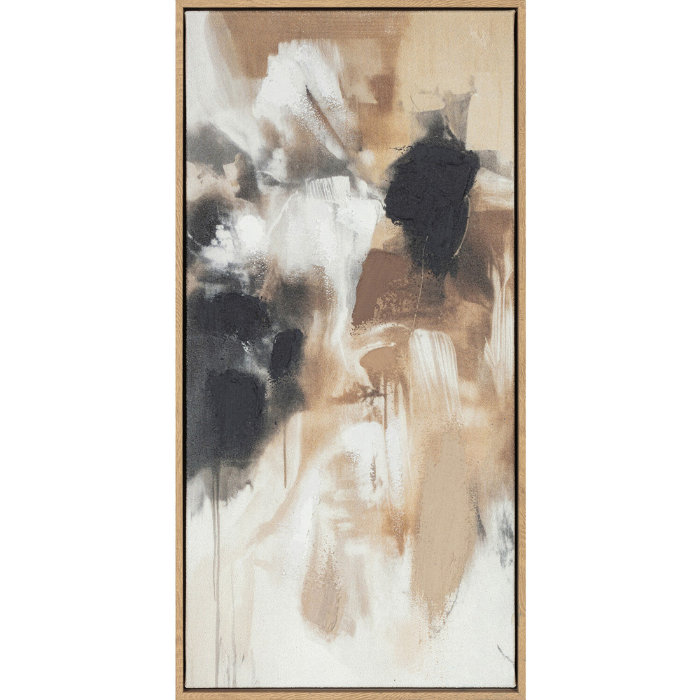Set of 2 Hand Painted Deep Tonal Canvases Image 3