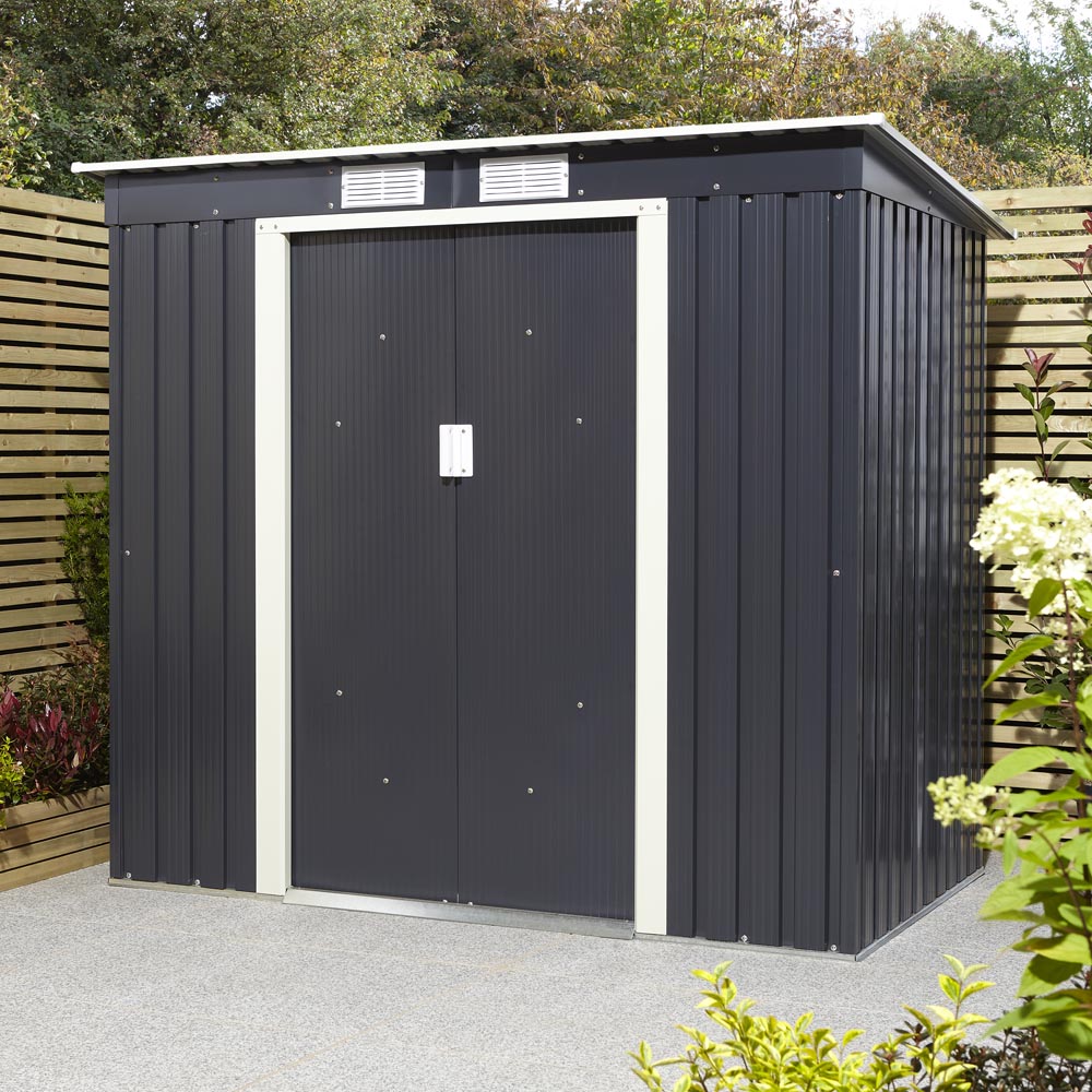 Trentvale 6X4 Metal Pent Shed Image 4