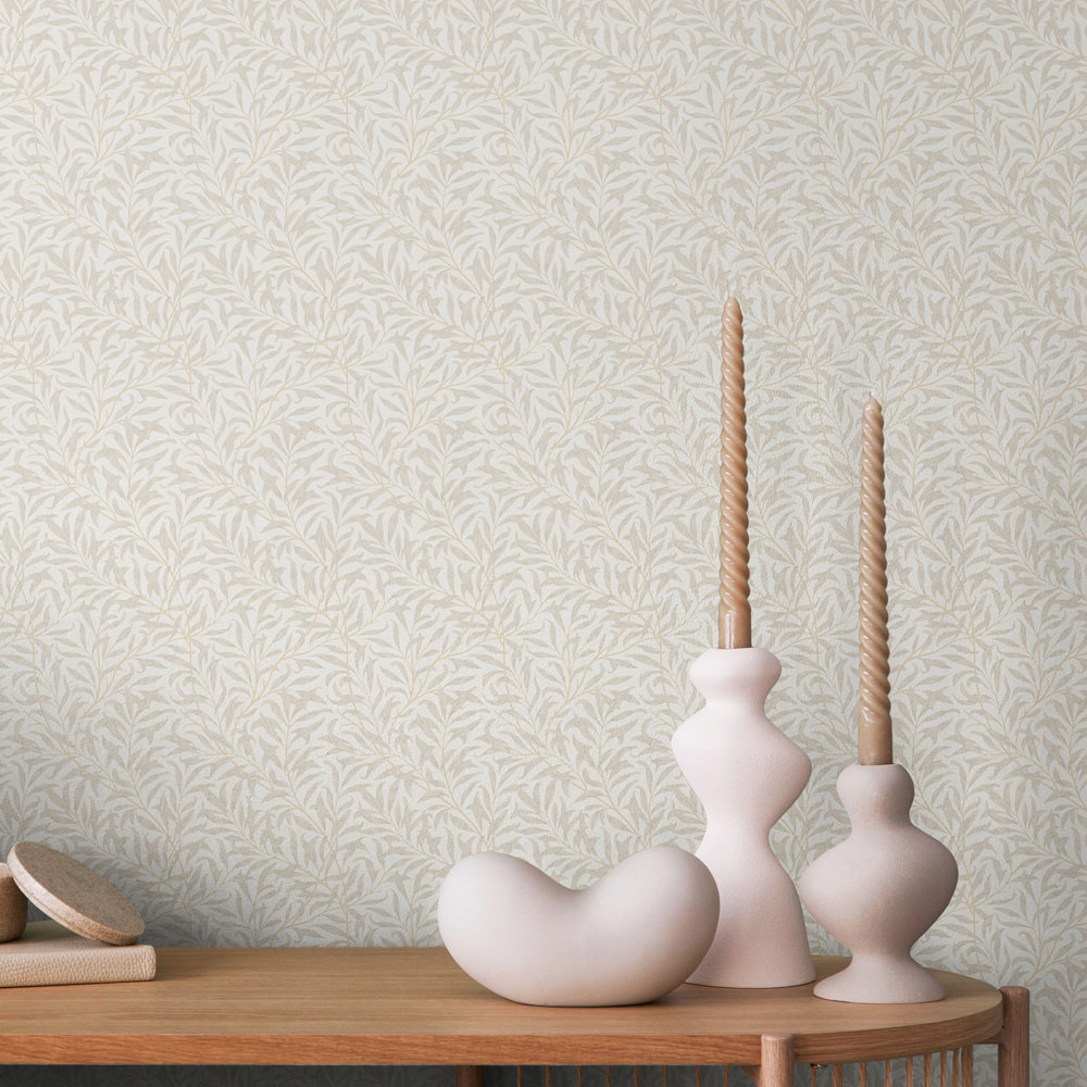 Hoopla Walls Linen Willow Bough Trail Wallpaper Image 2