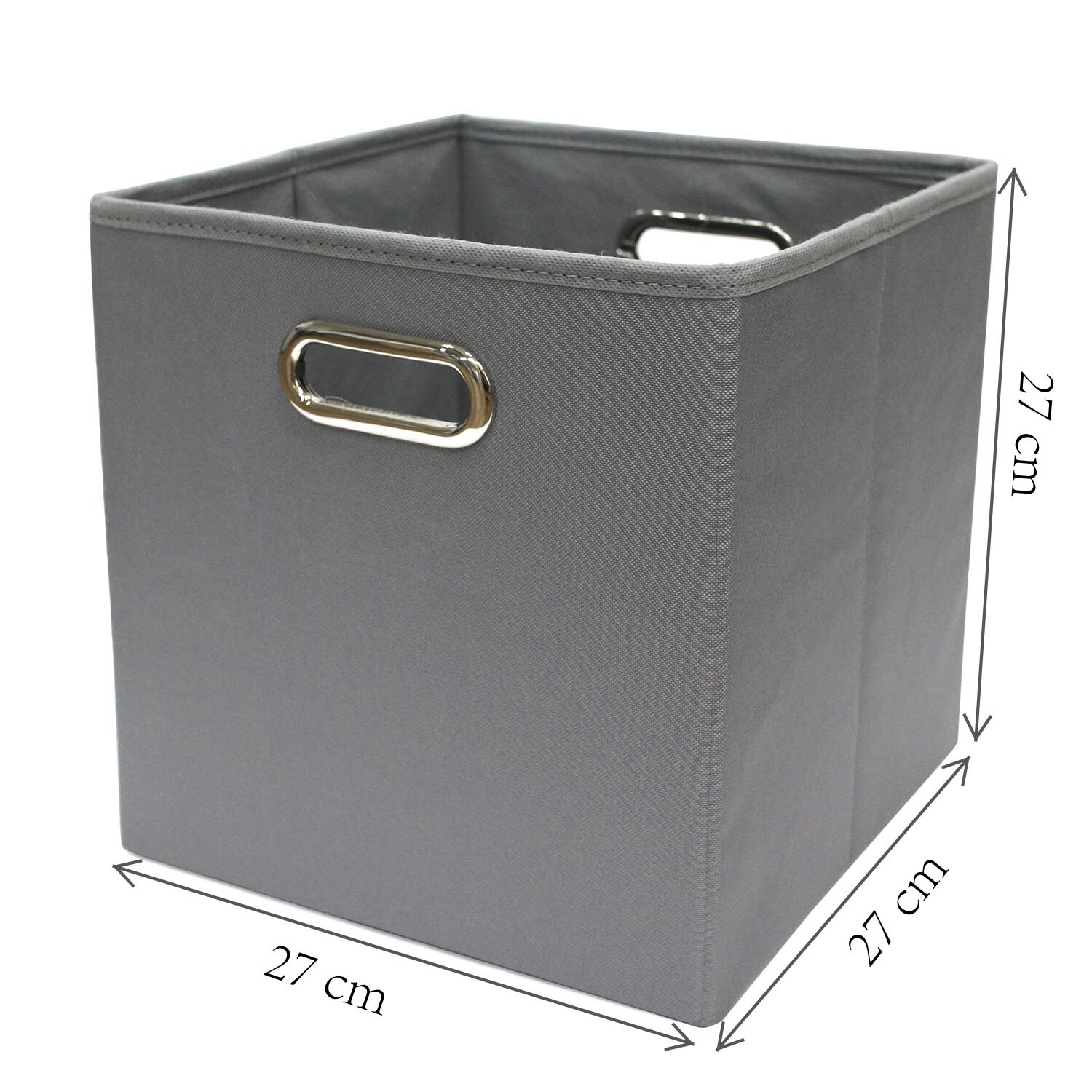 Plain Storage Cube - Grey Image 3