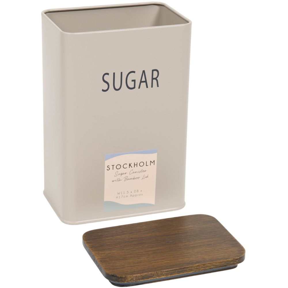 Stockholm Sugar Canister with Bamboo Lid Image 6