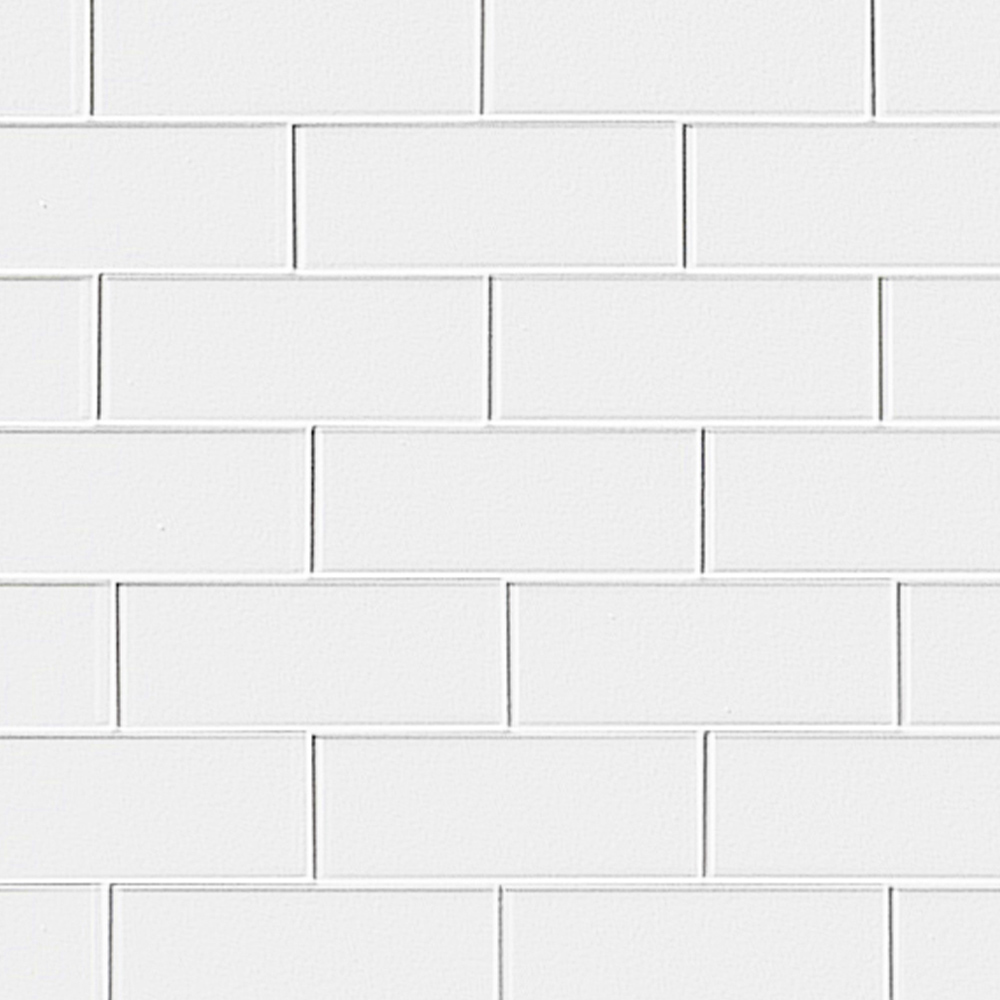 Wetwall Pure White Composite Tile Bathroom Wall Panel 1220 x 2440mm Image 4