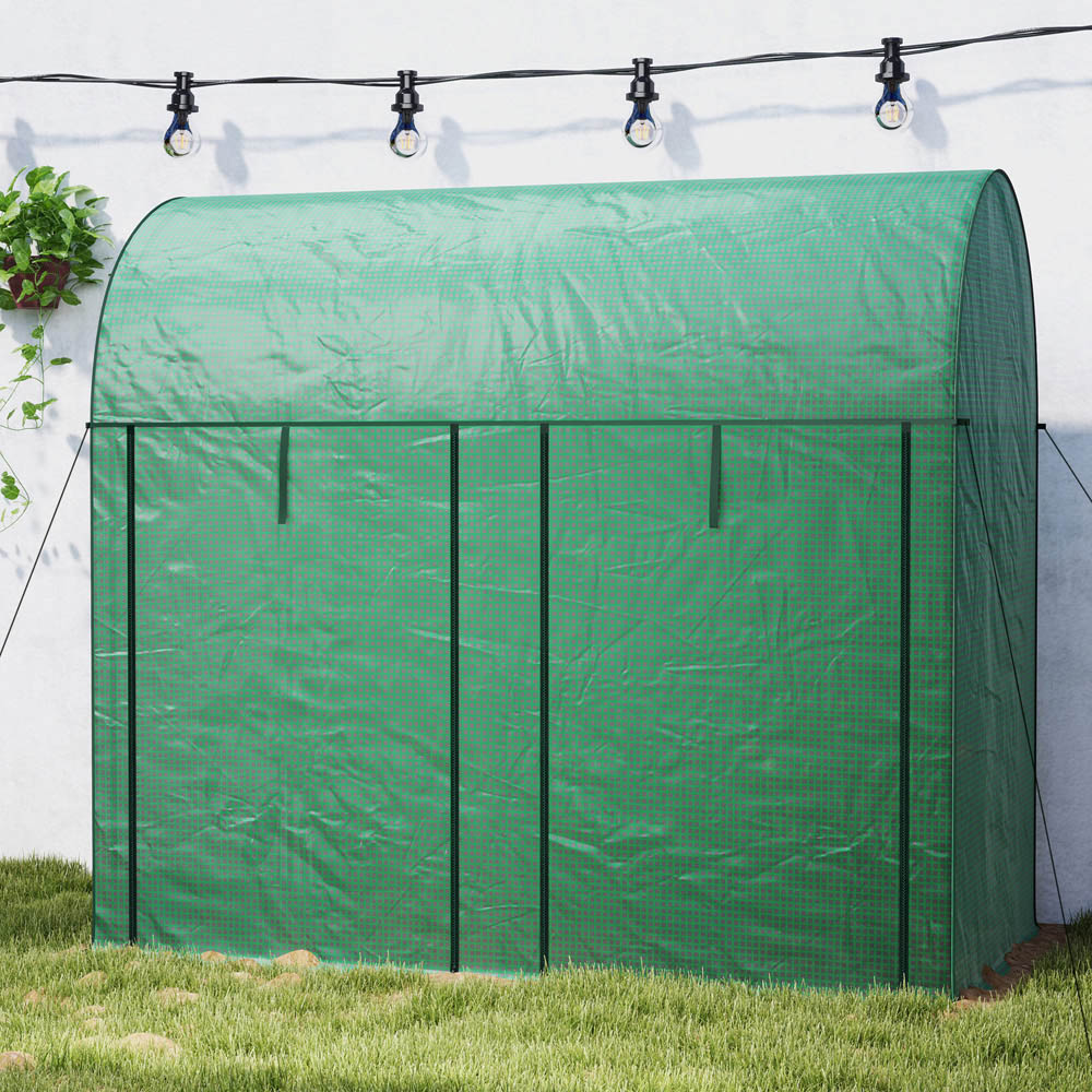 Outsunny 6.5 x 3.2ft Tomato Greenhouse with Zipped Door Image 3