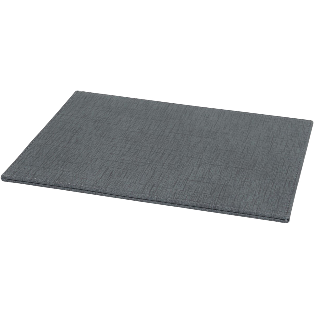 Set of 4 Faux Leather Placemats Charcoal Image 4