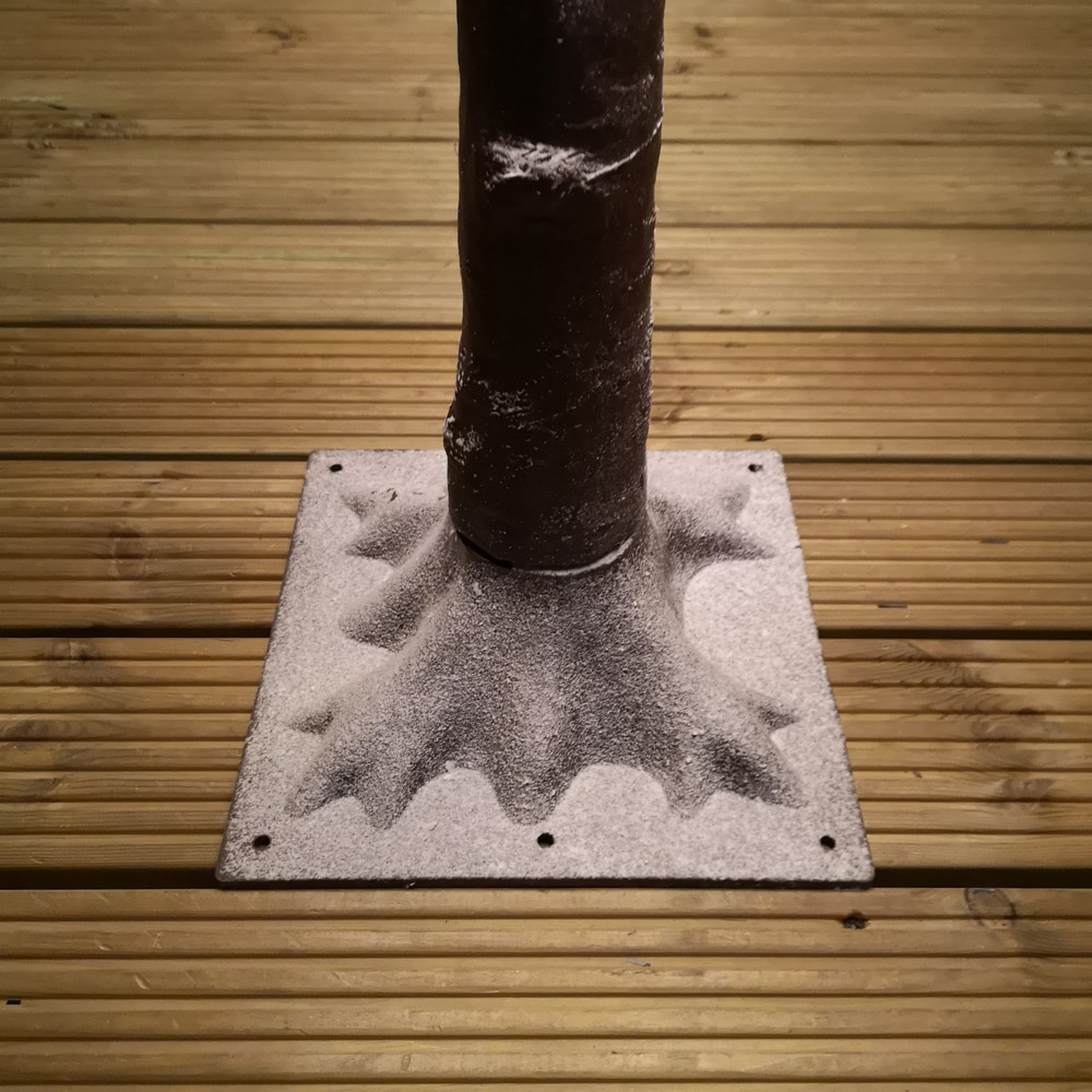 Samuel Alexander 600 Warm White LED Brown Flocked Willow Tree 5.9ft Image 7