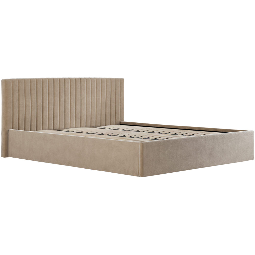 LPD Home Berlin Beige Super King Size Ottoman Bed Image 2