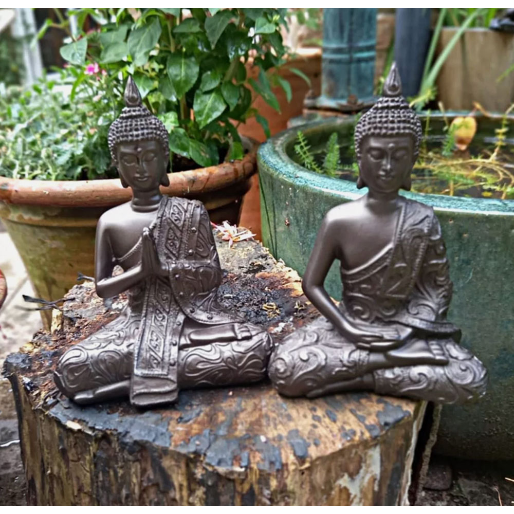 Inspirational Gifting 2 Piece Mystic Thai Buddha Ornament Set Image 5