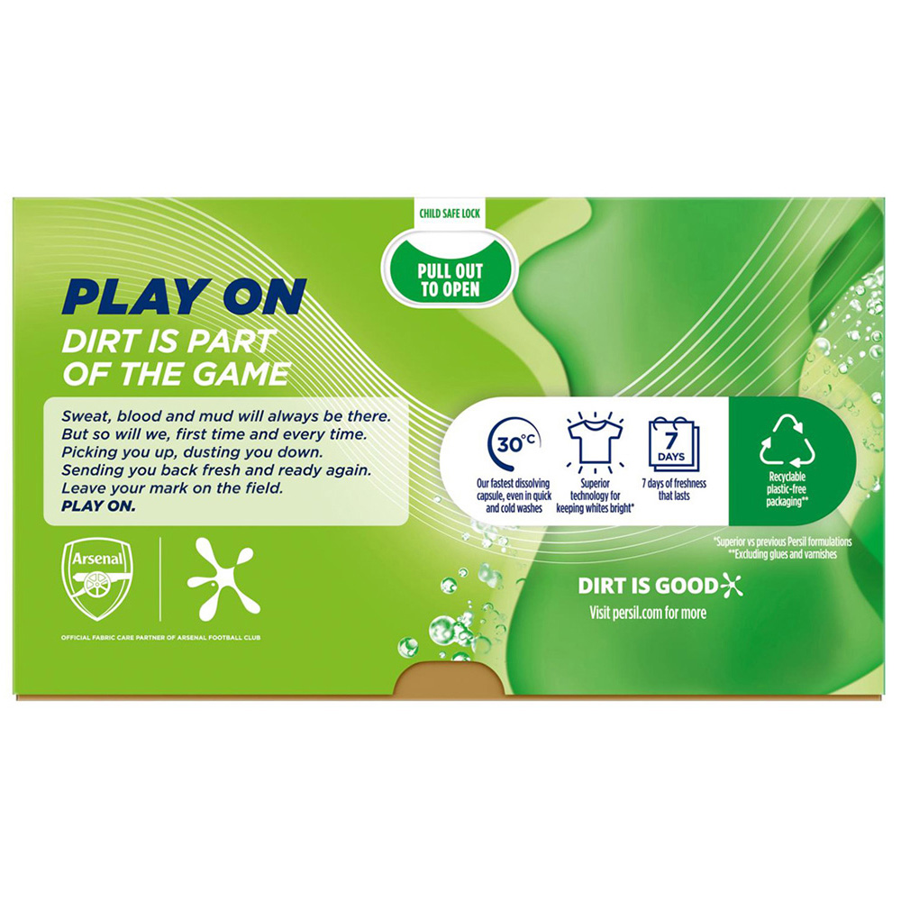 Persil Bio 3 in 1 Washing Capsules XL 36 Washes 6 Pack Image 3