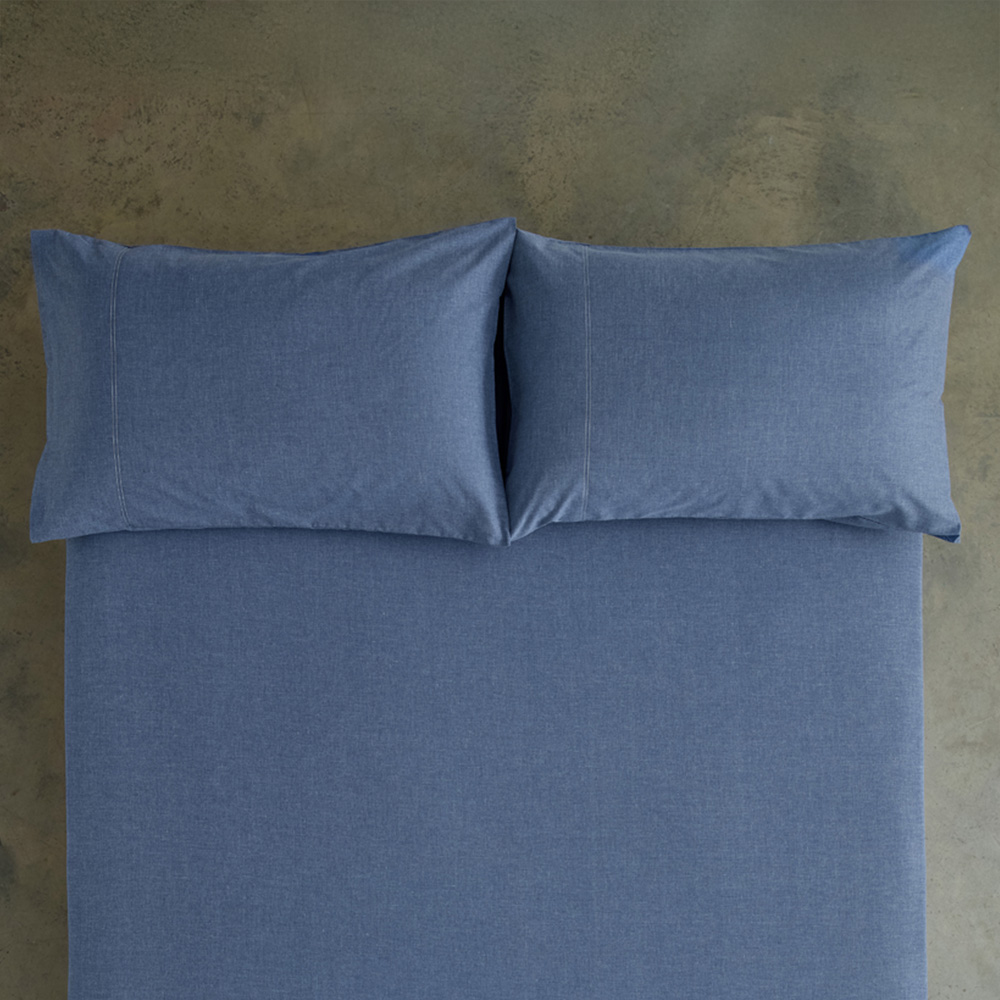Deyongs Southwick Single Blue Fitted Sheet Image 3