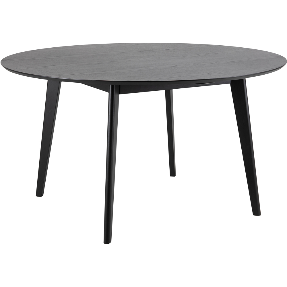 Florence Roxby Round Dining Table Black Image 2