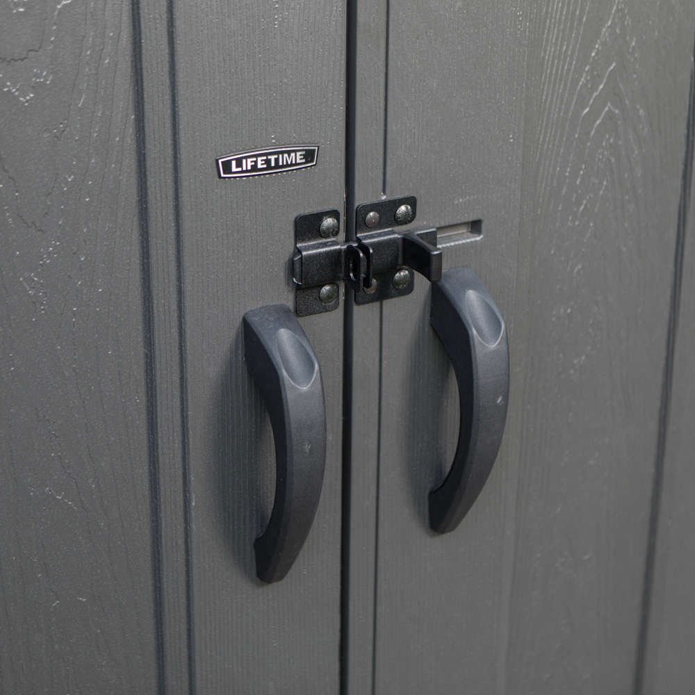 Lifetime Products 8 x 10ft Double Door Garden Storage Shed Image 4