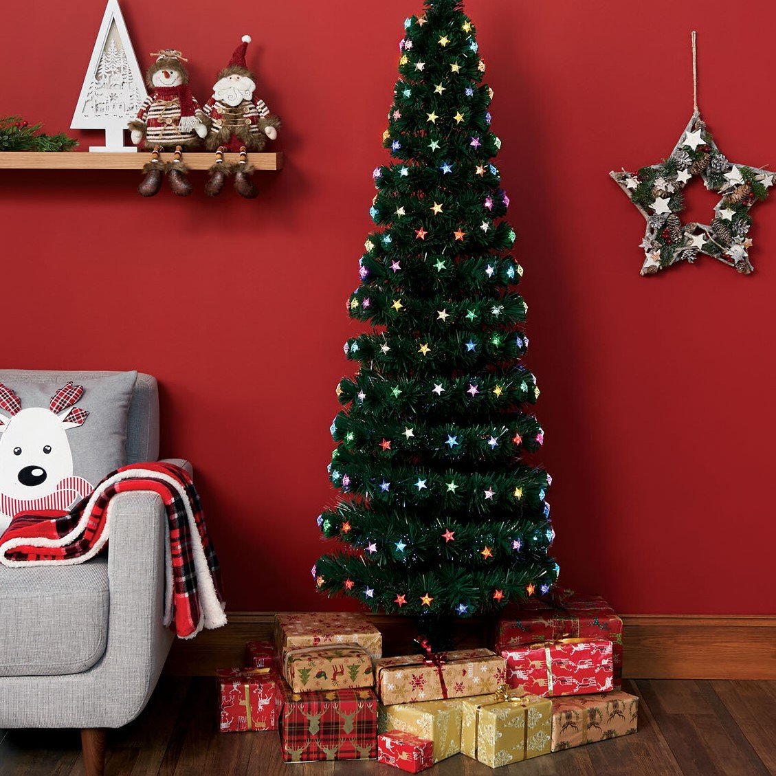 Multi Star Slim Tree - 6ft Image 3