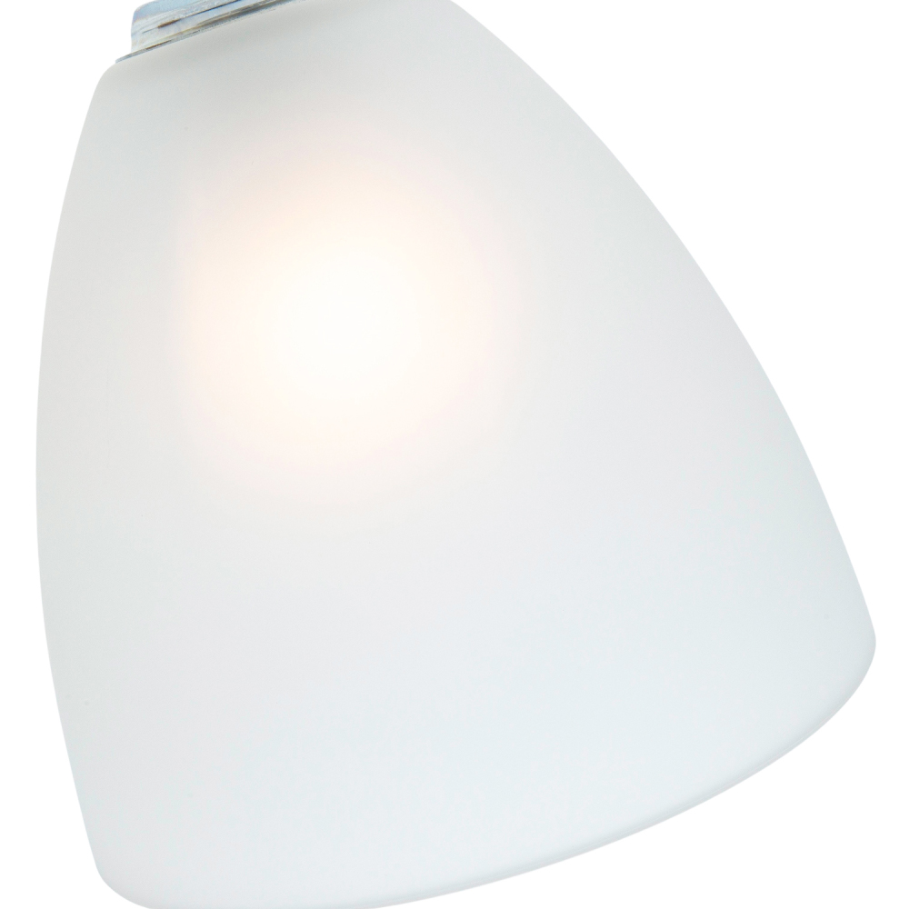 Happy Homewares Frosted White Glass Shade 2 Pack Image 7