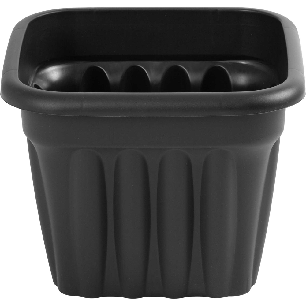 Wham Vista Slate Square Planter 40cm 4 Pack Image 3