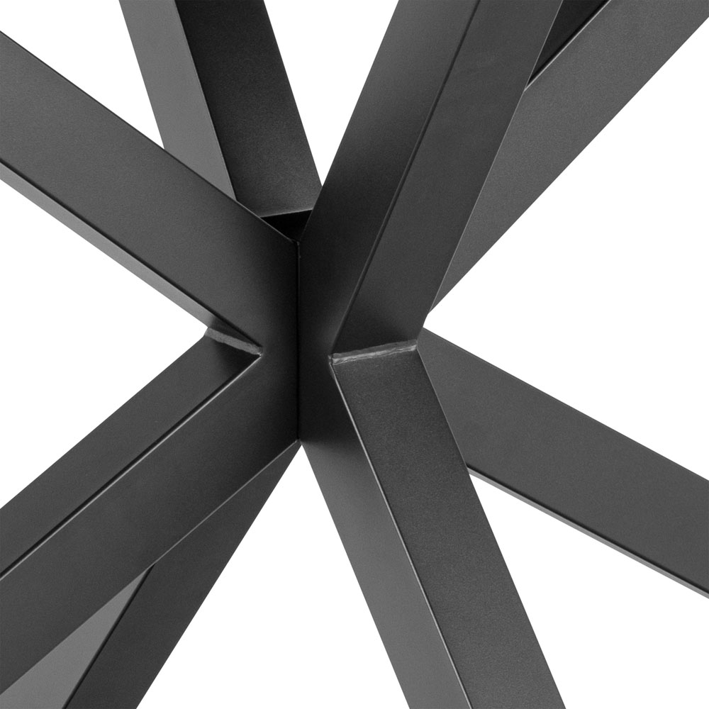 Florence Heaven 4 Seater Ceramic Top Dining Table Black Image 4