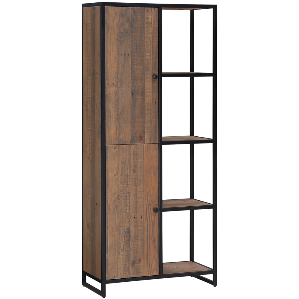 Baumhaus Ooki 2 Door 4 Shelf Tall Bookcase Image 2
