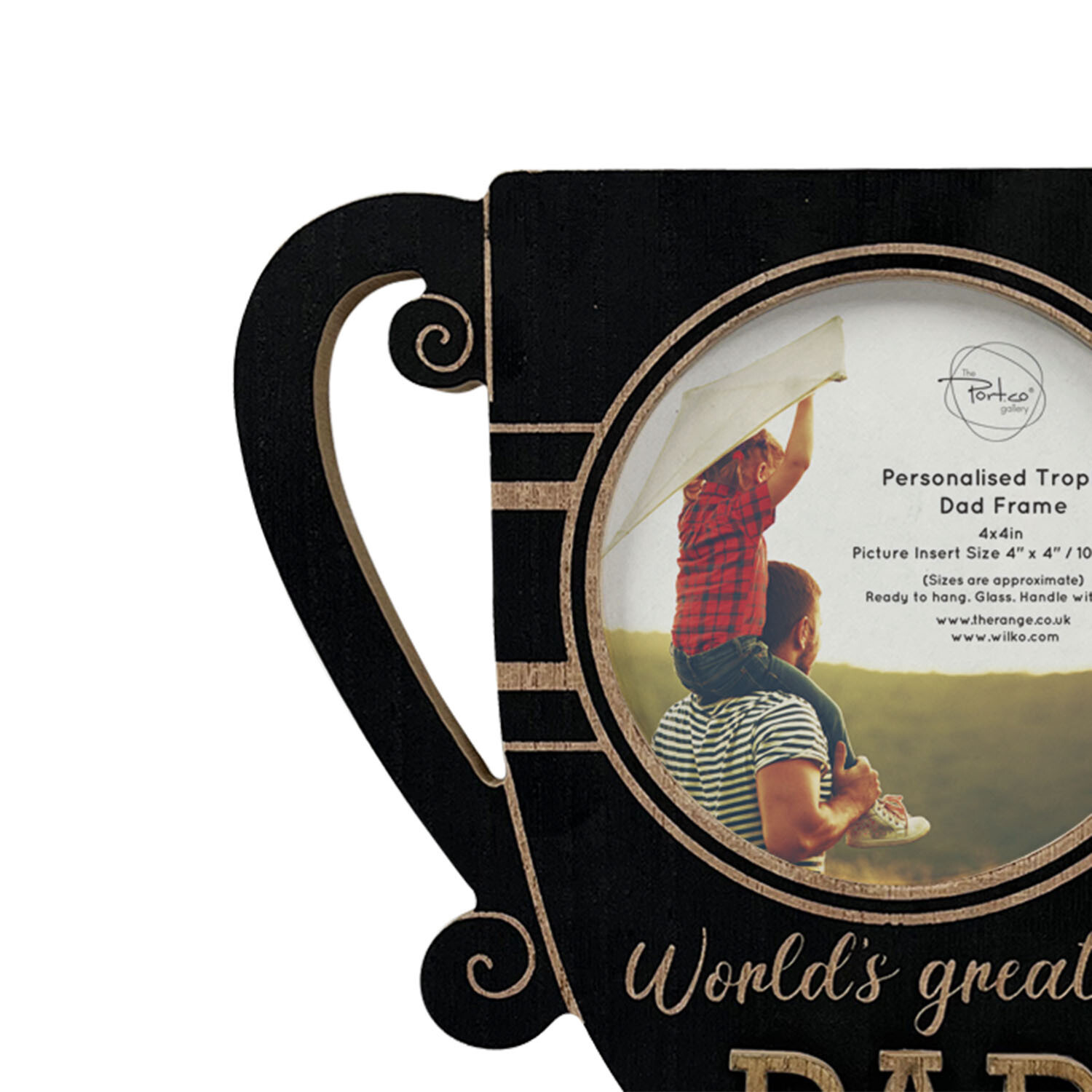 Personalised Trophy Daddy Frame - Multicolour Image 3